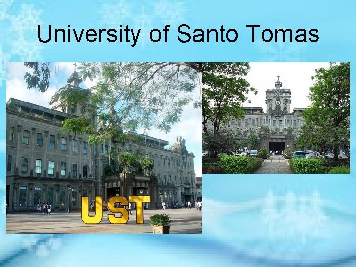 University of Santo Tomas 