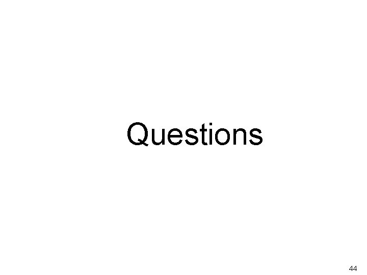 Questions 44 