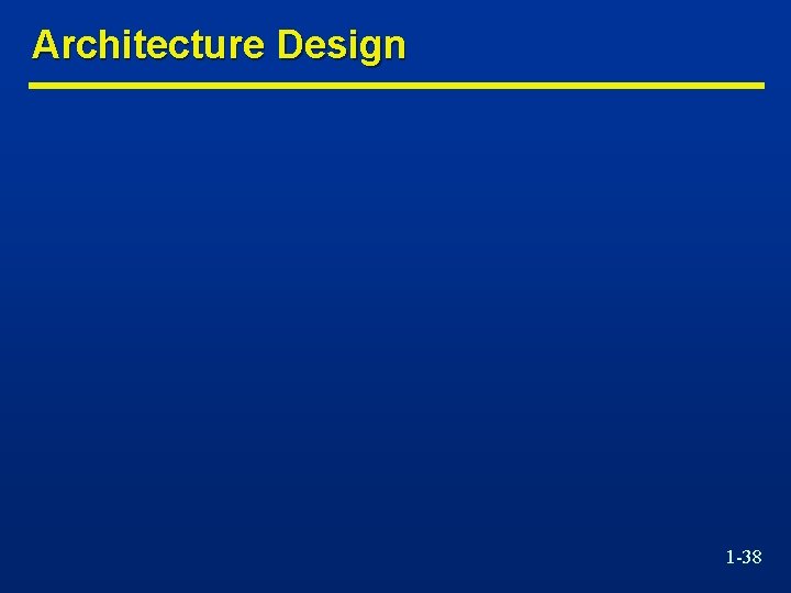 Architecture Design 1 -38 