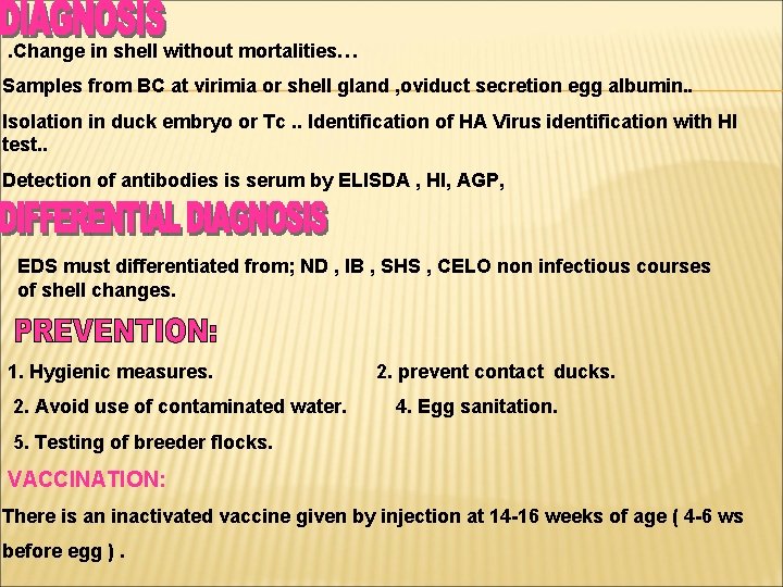 . Change in shell without mortalities… Samples from BC at virimia or shell gland