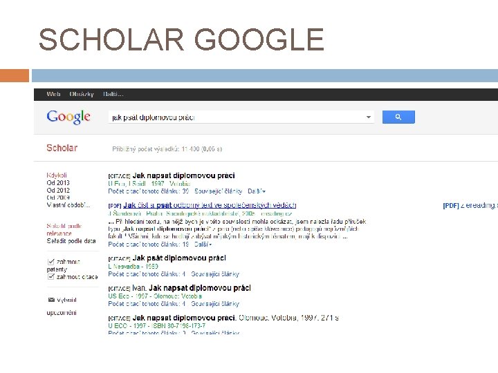 SCHOLAR GOOGLE 