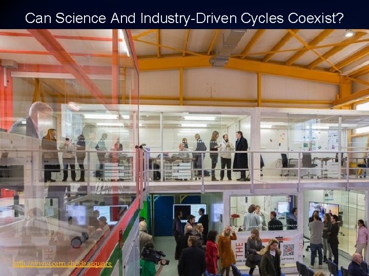 Can Science And Industry-Driven Cycles Coexist? http: //www. cern. ch/ideasquare 