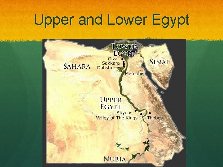 Upper and Lower Egypt 