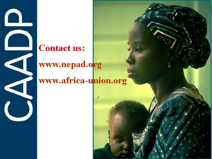 Contact us: www. nepad. org www. africa-union. org PARTNERSHIPS IN SUPPORT OF CAADP 