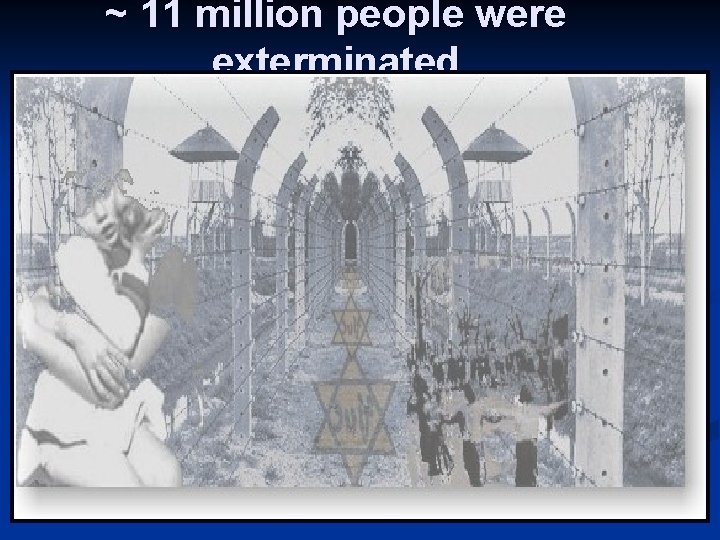 ~ 11 million people were exterminated 