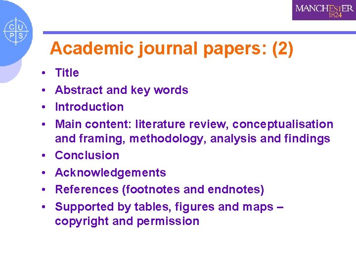 Writing a Good Journal Paper Cecilia Wong Professor