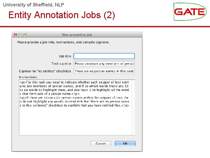 University of Sheffield, NLP Entity Annotation Jobs (2) 