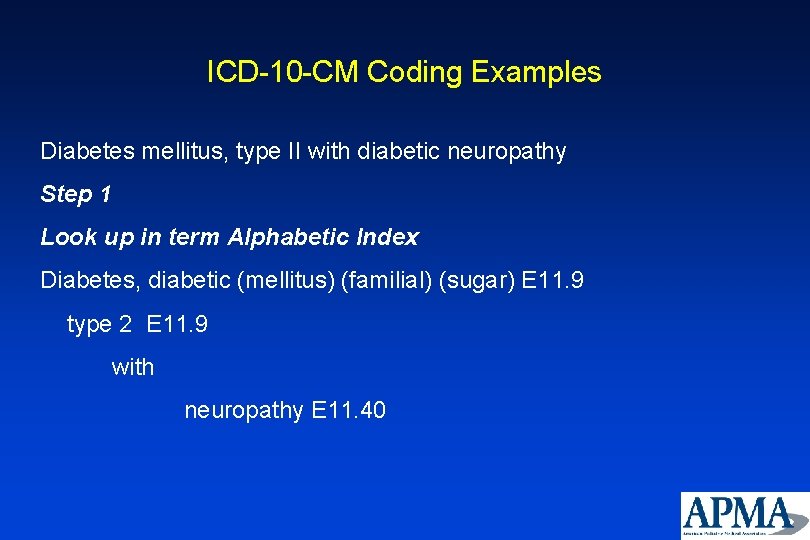 diabetes neuropathy icd 10