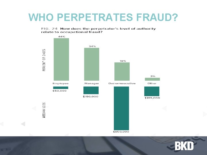 WHO PERPETRATES FRAUD? 
