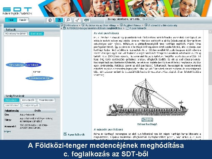 A Földközi-tenger medencéjének meghódítása c. foglalkozás az SDT-ből 