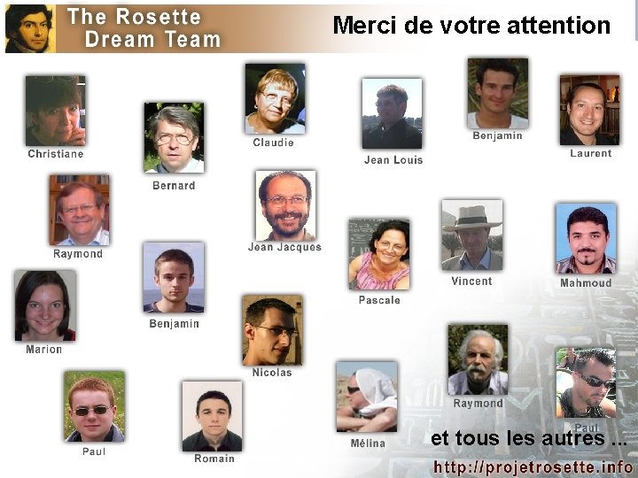 Merci de votre attention et tous les autres. . . 