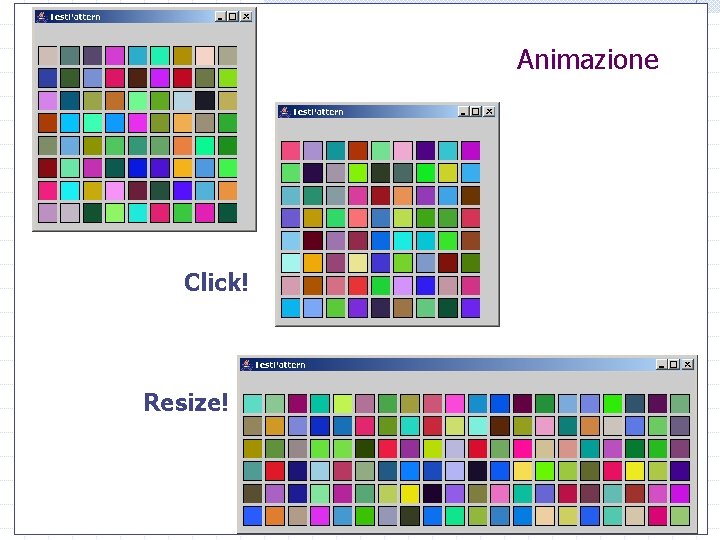 Animazione Click! Resize! 