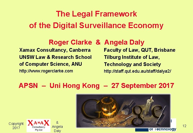 The Legal Framework of the Digital Surveillance Economy