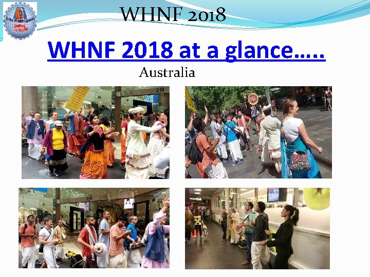WHNF 2018 at a glance…. . Australia 
