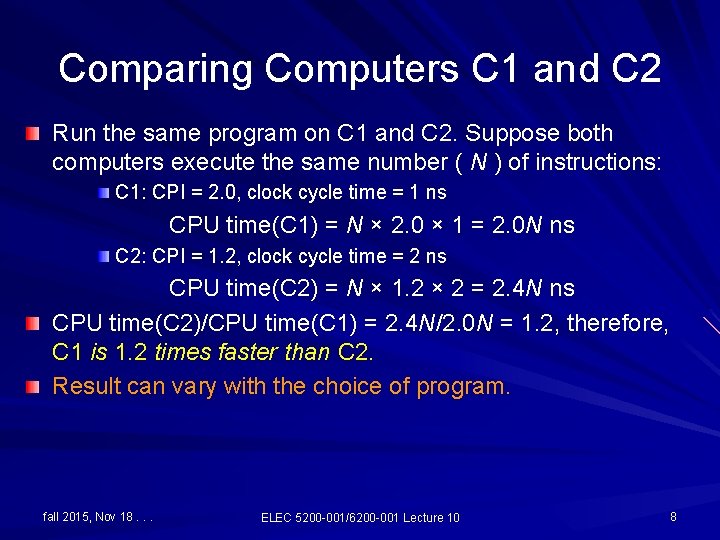 ELEC 5200 0016200 001 Computer Architecture and Design