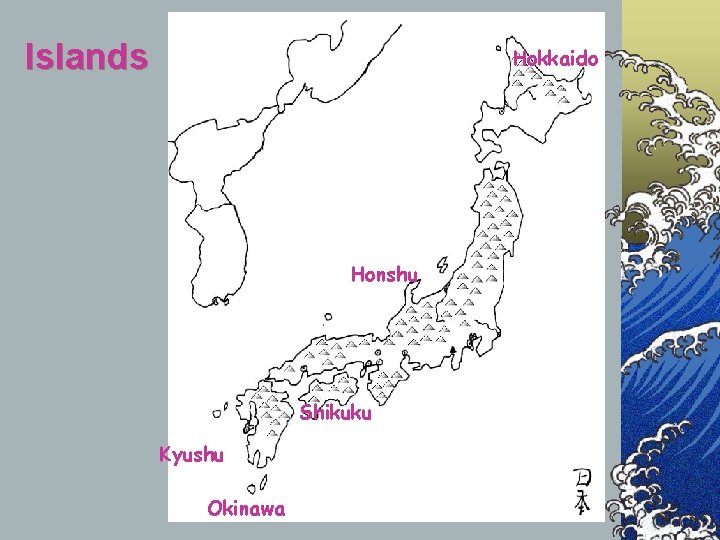 Islands Hokkaido Honshu Shikuku Kyushu Okinawa 