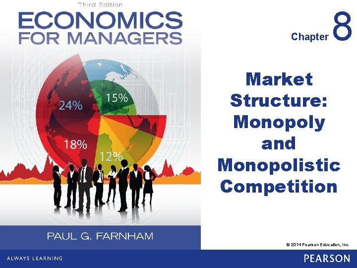 Chapter 8 Market Structure: Monopoly and Monopolistic Competition © 2014 Pearson Education, Inc. 