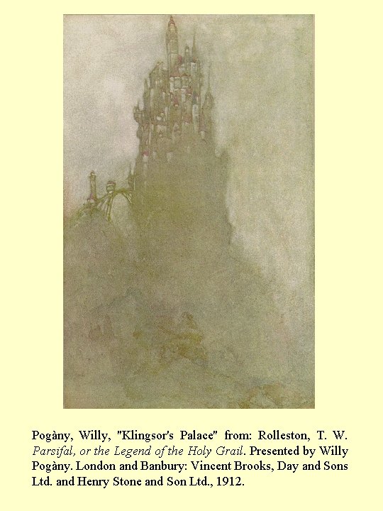 Pogàny, Willy, "Klingsor's Palace" from: Rolleston, T. W. Parsifal, or the Legend of the