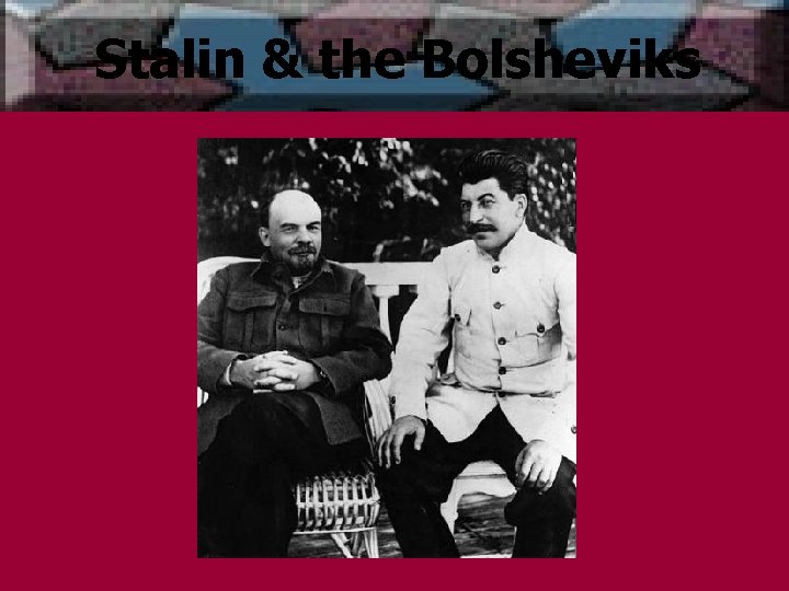 Stalin & the Bolsheviks 