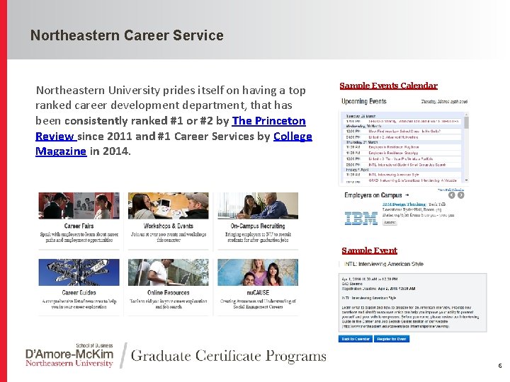 Click to edit Master title style Northeastern Career Service Northeastern University prides itself on