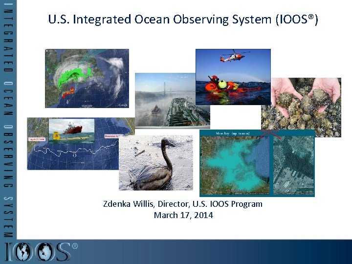 U. S. Integrated Ocean Observing System (IOOS®) Zdenka Willis, Director, U. S. IOOS Program