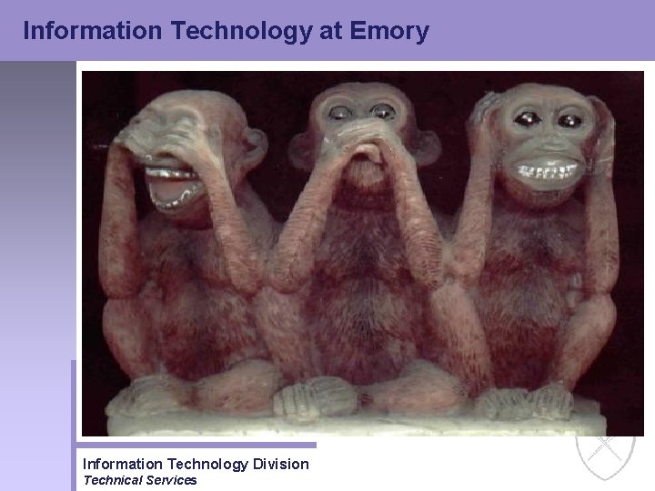 Information Technology at Emory Information Technology Division Technical Services 