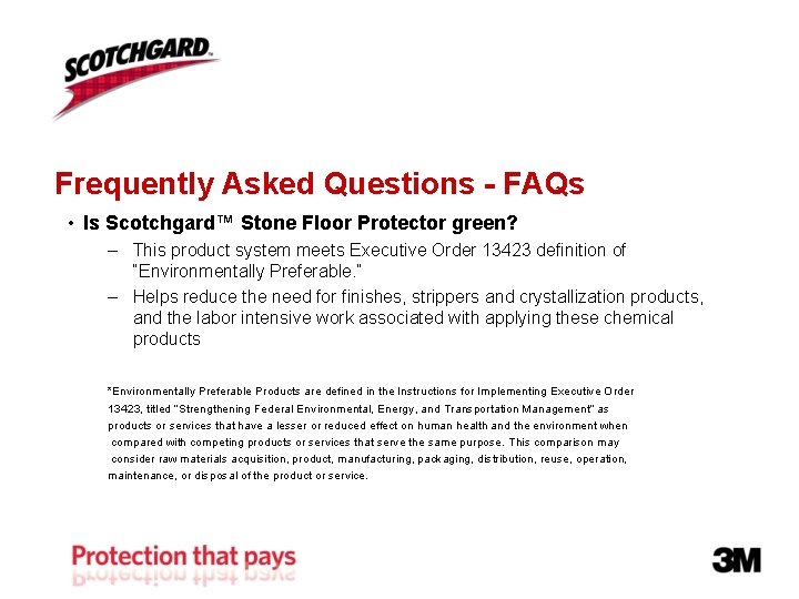 Frequently Asked Questions - FAQs • Is Scotchgard™ Stone Floor Protector green? – This