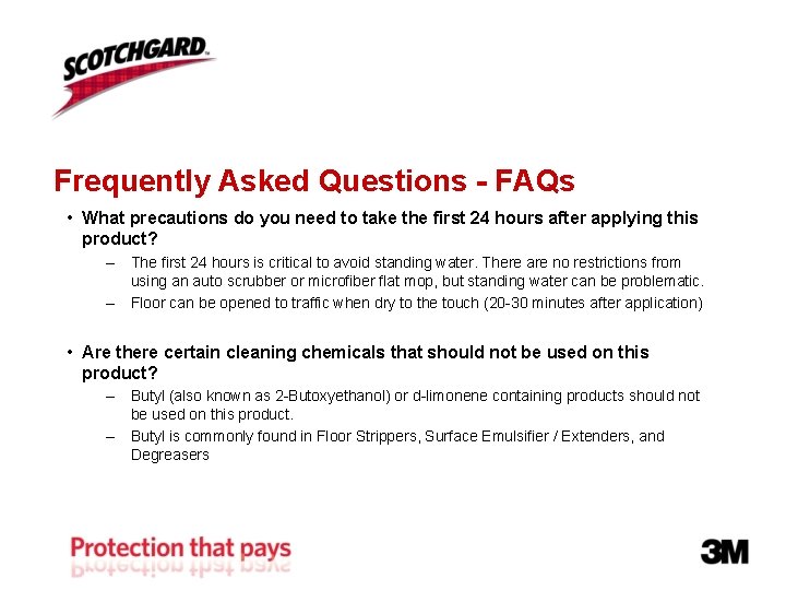 Frequently Asked Questions - FAQs • What precautions do you need to take the