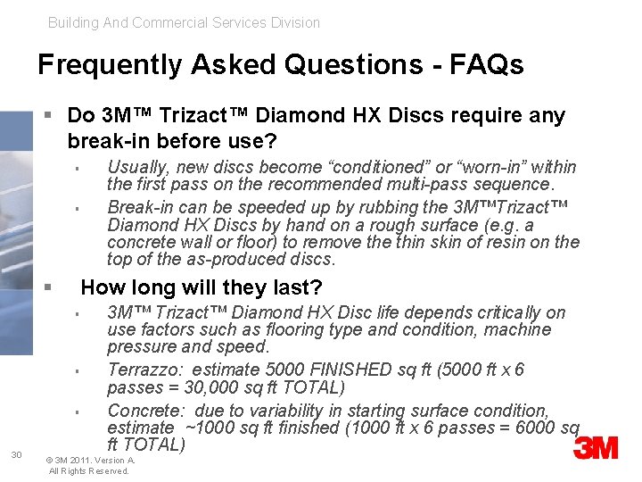 Building And Commercial Services Division Frequently Asked Questions - FAQs § Do 3 M™