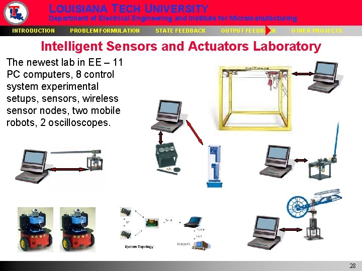 LOUISIANA TECH UNIVERSITY Department of Electrical Engineering and Institute for Micromanufacturing INTRODUCTION PROBLEM FORMULATION