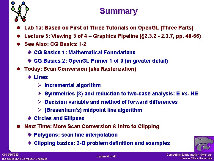 Summary l Lab 1 a: Based on First of Three Tutorials on Open. GL Summary l Lab 1 a: Based on First of Three Tutorials on Open. GL