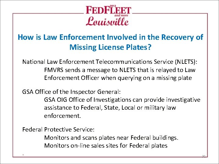 How is Law Enforcement Involved in the Recovery of Missing License Plates? National Law