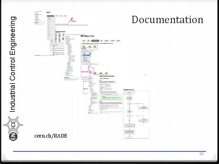 Industrial Control Engineering Documentation cern. ch/RADE 29 