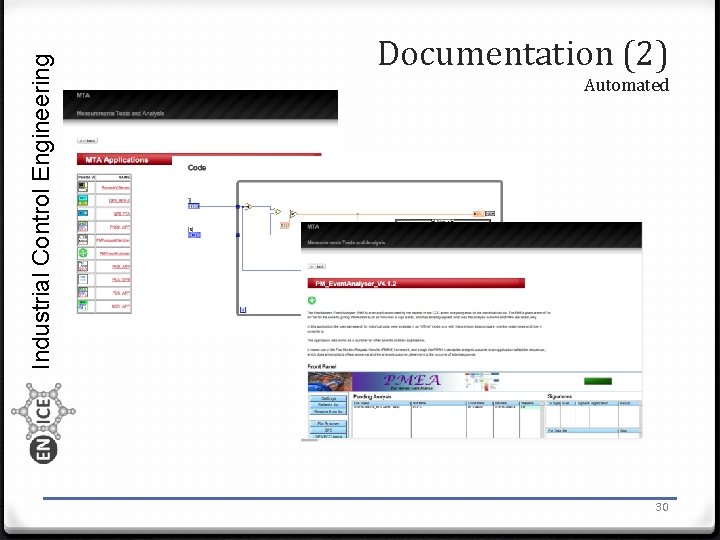 Industrial Control Engineering Documentation (2) Automated 30 