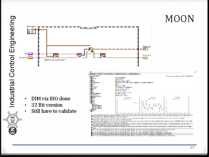 Industrial Control Engineering MOON • DIM via RIO done • 32 Bit version •