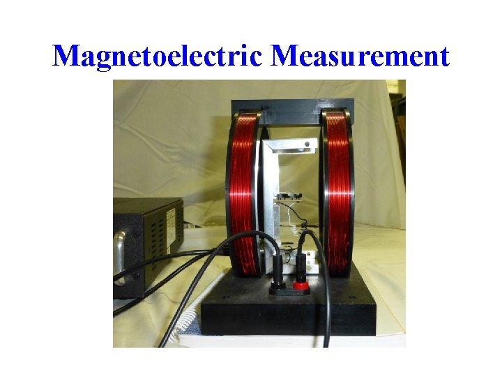 Magnetoelectric Measurement 