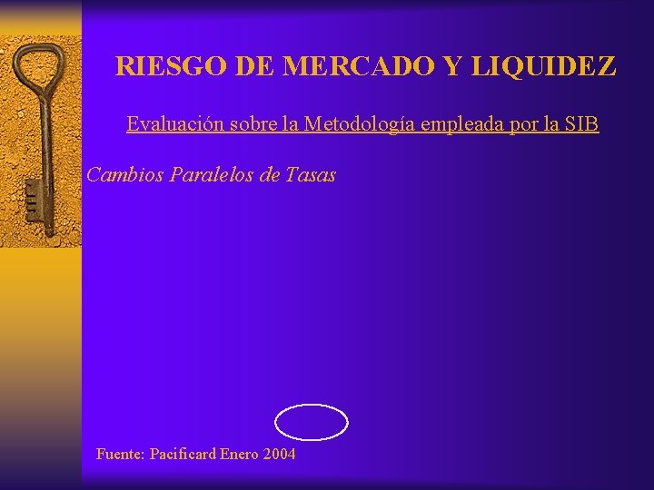 RIESGO DE MERCADO Y LIQUIDEZ Evaluación sobre la Metodología empleada por la SIB Cambios