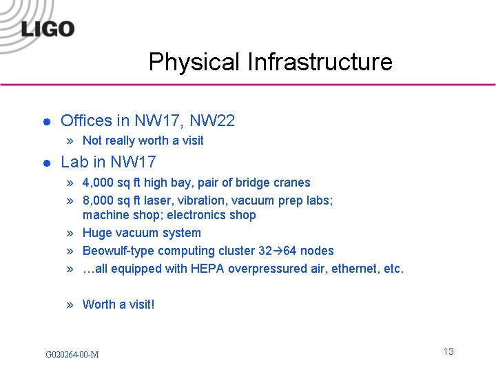 Physical Infrastructure l Offices in NW 17, NW 22 » Not really worth a