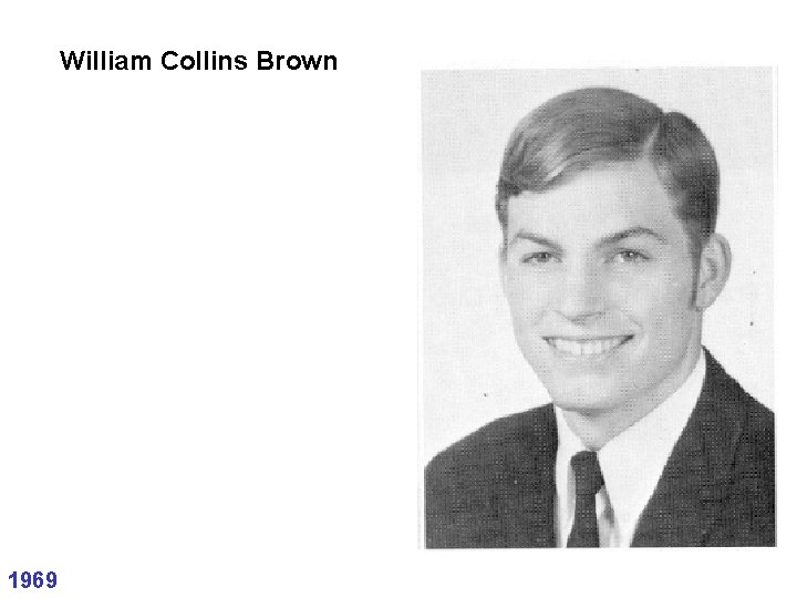 William Collins Brown 1969 