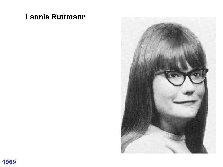 Lannie Ruttmann 1969 