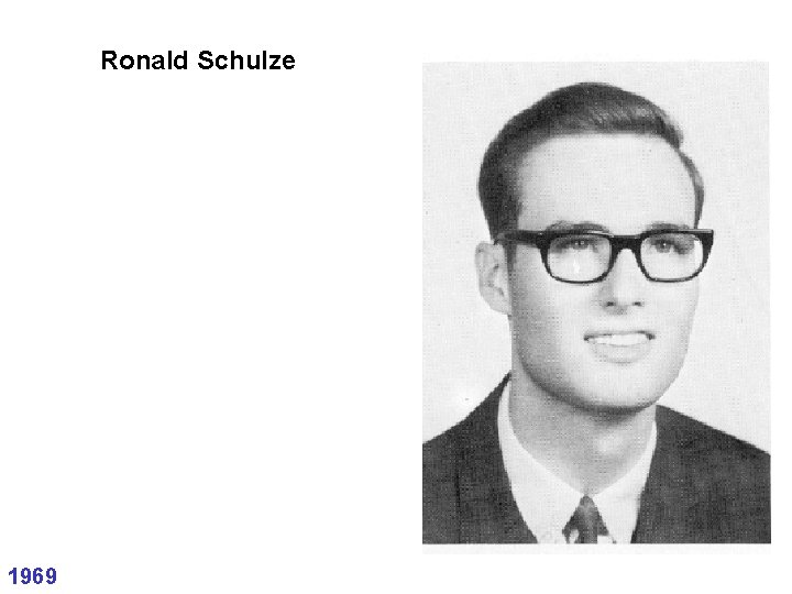 Ronald Schulze 1969 