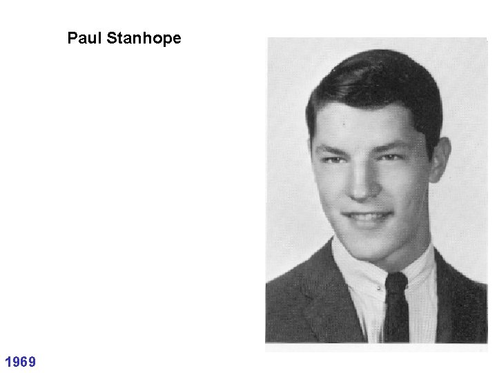 Paul Stanhope 1969 