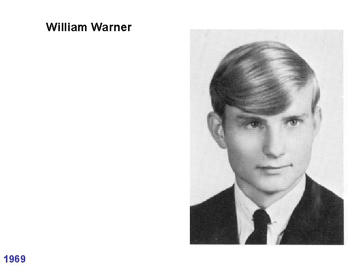 William Warner 1969 