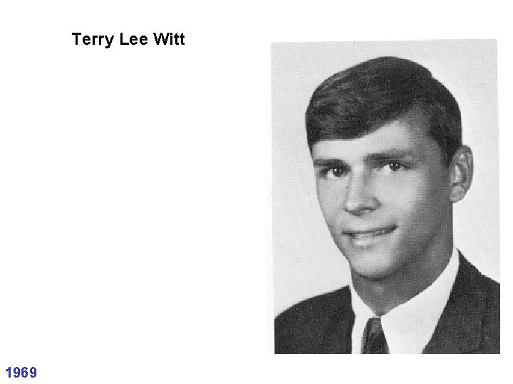 Terry Lee Witt 1969 