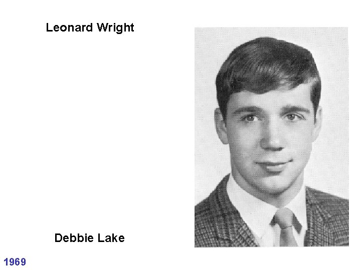 Leonard Wright Debbie Lake 1969 