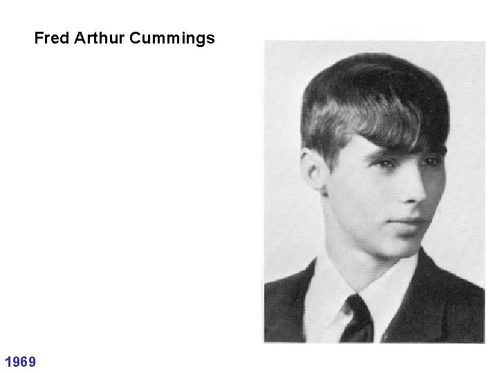 Fred Arthur Cummings 1969 