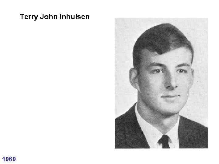Terry John Inhulsen 1969 