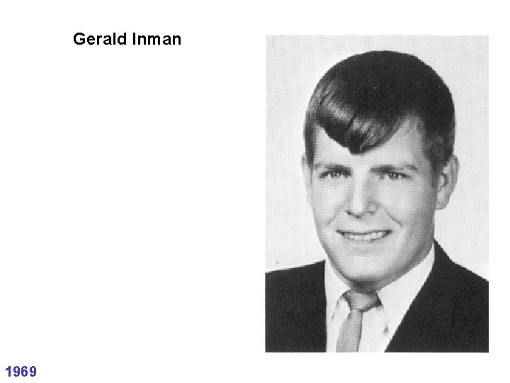 Gerald Inman 1969 