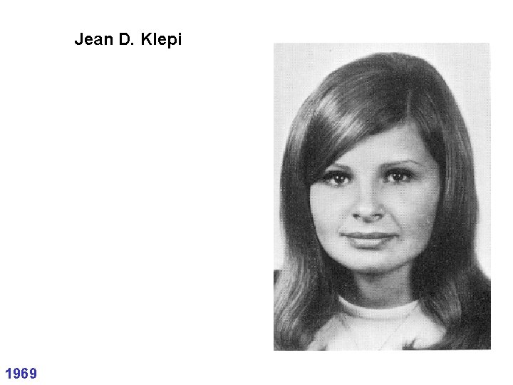 Jean D. Klepi 1969 