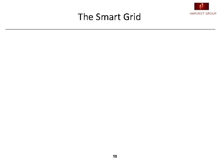 The Smart Grid 10 HARVEST GROUP 